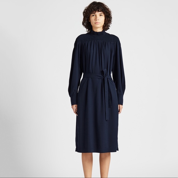 Uniqlo x Christophe Lemaire Mock Neck Dress BLACK - Picture 2 of 4